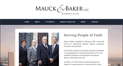 Desktop Screenshot of mauckbaker.com
