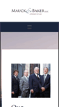 Mobile Screenshot of mauckbaker.com
