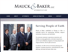 Tablet Screenshot of mauckbaker.com